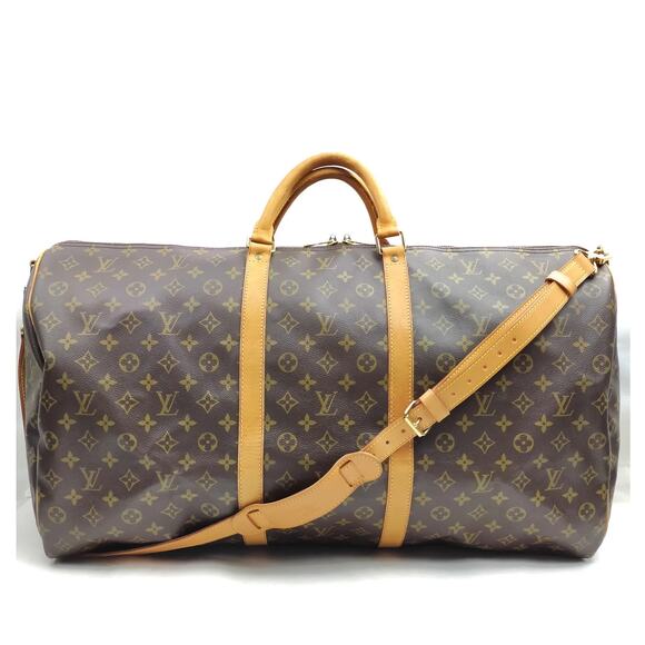 Louis Vuitton Monogram Keepall Bandouliere 60 Boston Bag - Picture 1 of 9